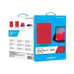 Mobilis Origine - Étui à rabat pour tablette - rouge - 11" - pour Apple 11-inch iPad Pro (1ère génération) (048011)_5